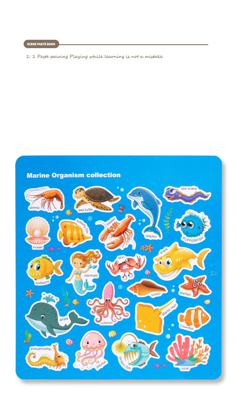 Reusable Sticker Book for Kids | Peel & Play Activity Book with Scenes (Dinosaurs, Space, Animals & More) - Image 19
